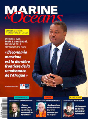 2751 in chef de letat fait le tour des atouts et ambitions du togo dans le domaine de lconomie bleue ocb