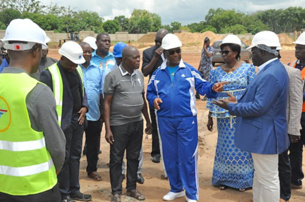 383 in premier ministre senquiert de levolution des travaux du nouveau stade de notse ocb