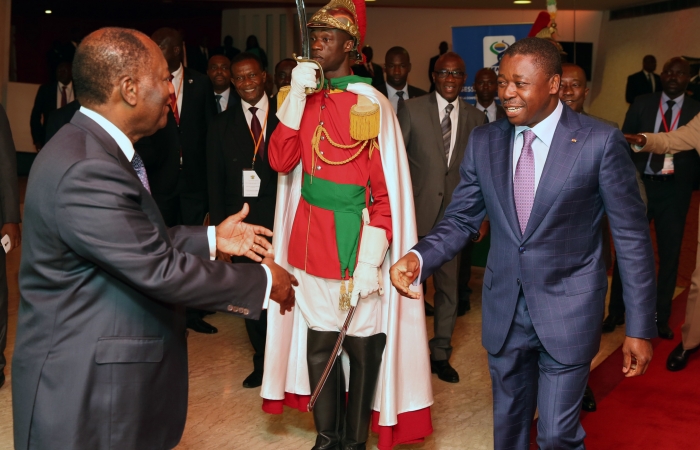 Faure Gnassingbe et Alassane Ouattara - Sommet de l'UEMOA - 10 avril 2017 (bis)