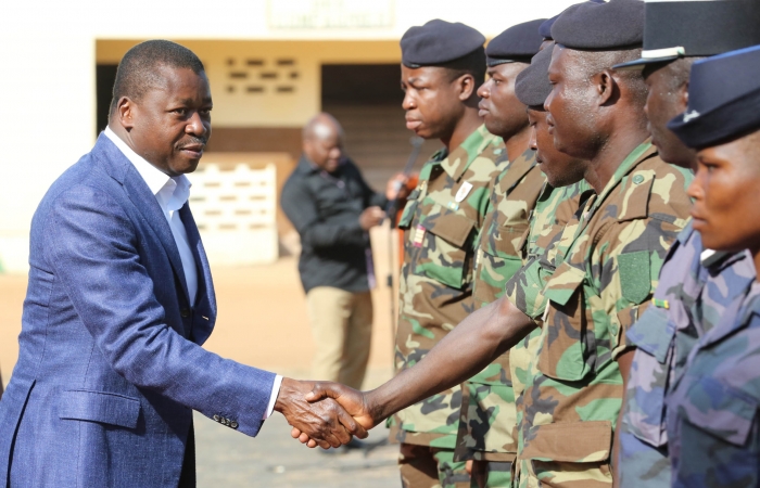 Visite du Chef de l'Etat au 3eme régiment d'infanterie d'Atakpamé, le 10 novembre 2017 - 8