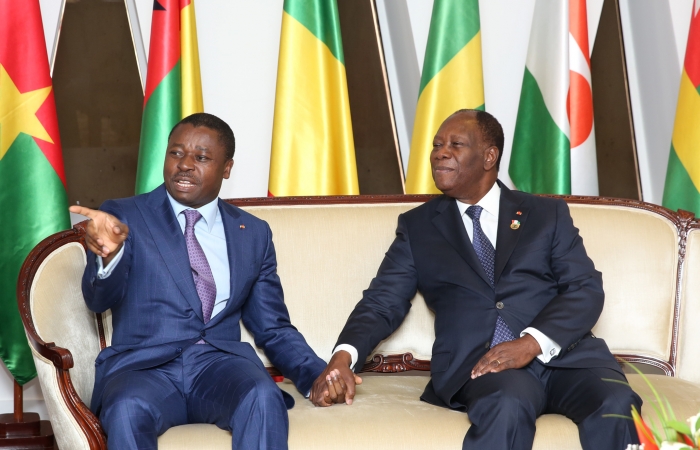 Faure Gnassingbe et Alassane Ouattara - Sommet de l'UEMOA - 10 avril 2017