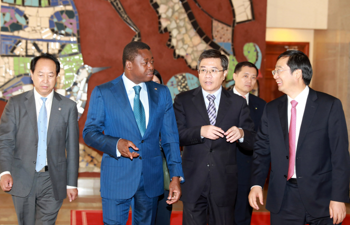 Audience avec l'Ambassadeur de Chine au Togo et les responsables du Groupe CTCE