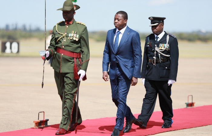 Faure Gnassingbé accueilli à son arrivée à Lusaka par son homologue Edgar Lungu - 8 mai 2017