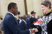 29 Mars 2017 : Mme Helen Clark, Administrateur du PNUD, élevée au rang de Commandeur de l'Ordre du Mono par le Chef de l'Etat Faure Gnassingbé  (5)