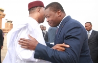 Les présidents Faure Gnassingbé et Mahamadou Issoufou à Niamey le 5 octobre 2017 (2)