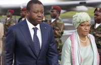 Ellen Johnson Sirleaf accueille Faure Gnassingbe a Monrovia  - 12 Avril 2017