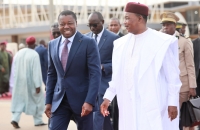 Les présidents Faure Gnassingbé et Mahamadou Issoufou à Niamey le 5 octobre 2017 (5)