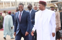 Les présidents Faure Gnassingbé et Mahamadou Issoufou à Niamey le 5 octobre 2017 (5)