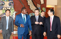 Audience avec l'Ambassadeur de Chine au Togo et les responsables du Groupe CTCE