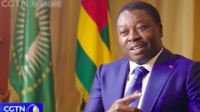 Faure Gnassingbé sur la chaîne chinoise CGTN : « Le développement, c’est un chemin qui ne s’arrête pas ».