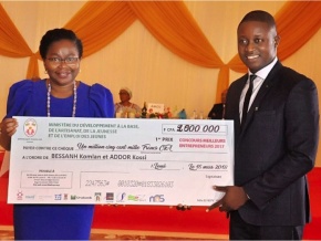Togo : le Gouvernement récompense les meilleurs jeunes entrepreneurs 2017