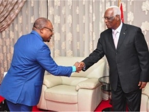 Le 50ème anniversaire du CAMES au menu des échanges entre le SG de l’institution et le président du Parlement togolais