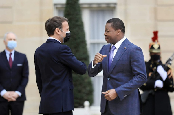 Faure Gnassingbé félicite Emmanuel Macron pour sa réélection