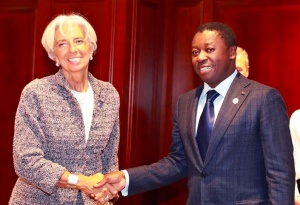 A Berlin, le Chef de l’Etat s’est entretenu avec Christine Lagarde, directrice générale du FMI