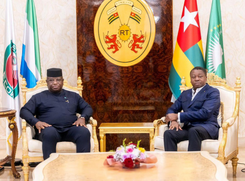 Visite de travail du Président de la Sierra Leone au Togo