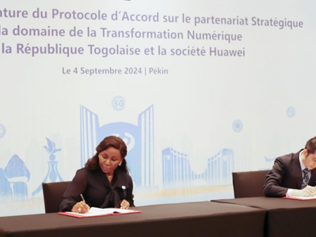 Numérique : le Togo et Huawei scellent un partenariat stratégique
