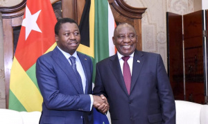 Le Chef de l’Etat a eu un tête à tête avec son homologue sud-africain