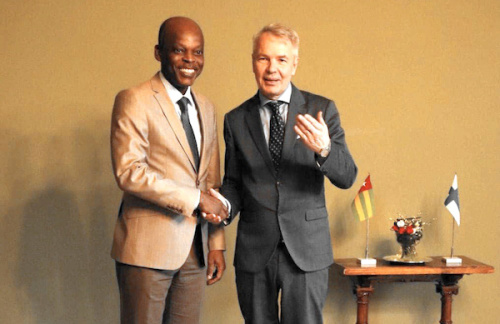 Le Togo et la Finlande bientôt liés par un Accord-Cadre