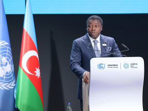 COP29 : à Bakou, le chef de l’Etat appelle à une ‘solidarité climatique authentique’