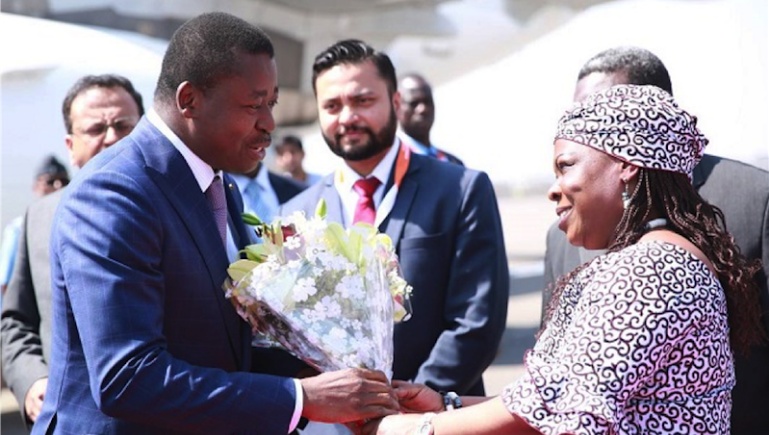 Faure Gnassingbé à New Delhi pour prendre part au Sommet de l&#039;Alliance Solaire Internationale