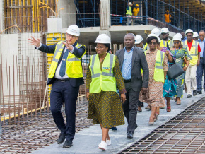 Reconstruction du Grand marché de Lomé : le Premier ministre constate l’avancée des travaux