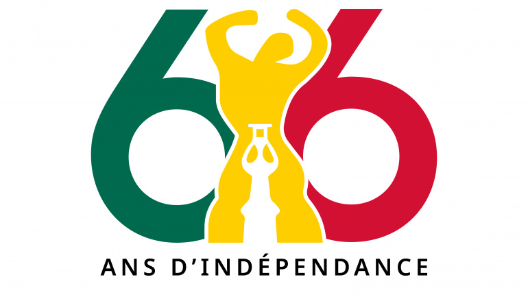 66 ans d&rsquo;ind&eacute;pendance : le logotype officiel d&eacute;voil&eacute;