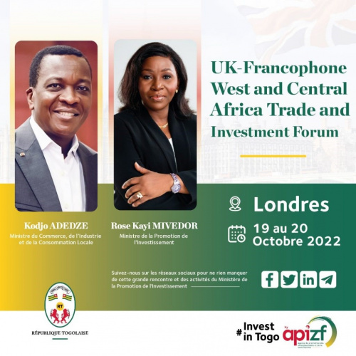 Le Togo participe au Forum sur le commerce et l’investissement de Londres