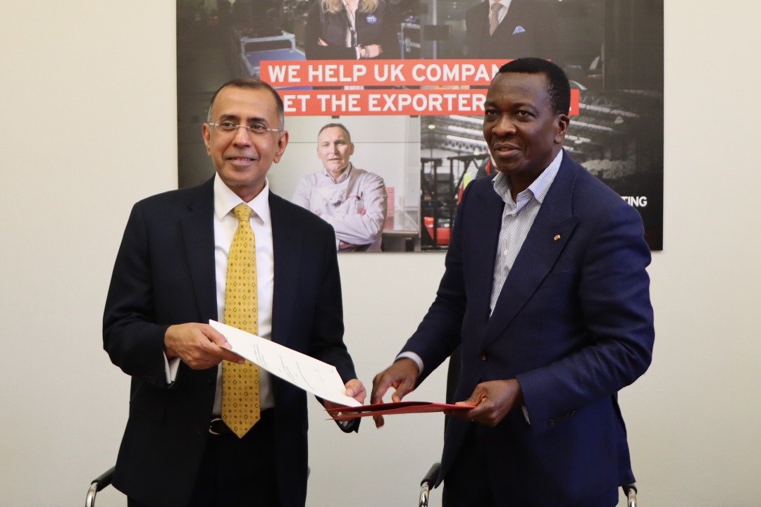 Le Togo et l&#039;agence de crédit à l&#039;exportation du Royaume-Uni signent un accord de partenariat