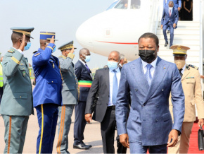 Le Chef de l’Etat au Congo pour l’investiture de Denis Sassou N&#039;guesso