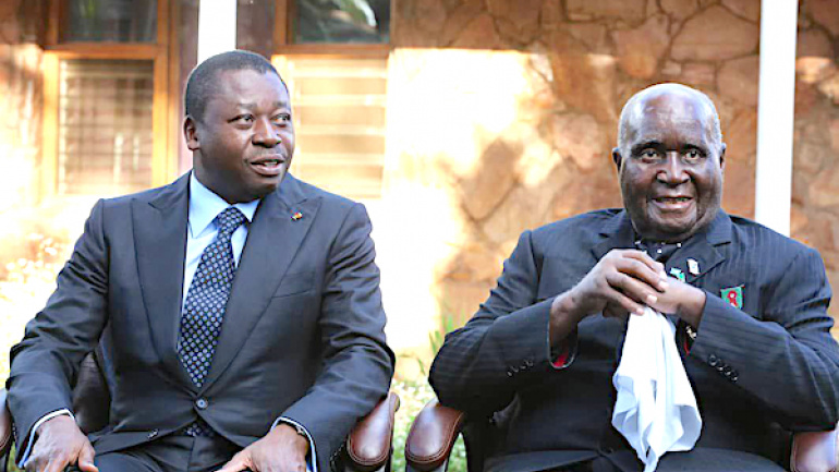 Le Togo salue la mémoire de Kenneth Kaunda, premier président de la Zambie