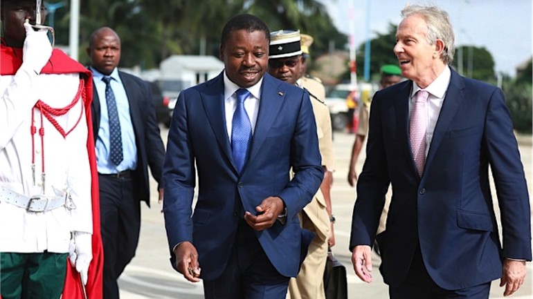 Tony Blair venu à Lomé pour baliser le terrain de nouveaux investissements