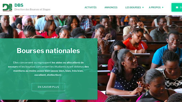 Enseignement supérieur : la plateforme www.dbs.tg disponible pour les demandes de bourses et stages