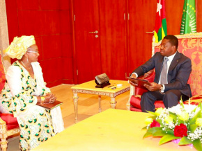 Le Chef de l’Etat reçoit la nouvelle représentante-résidente de l’OMS au Togo