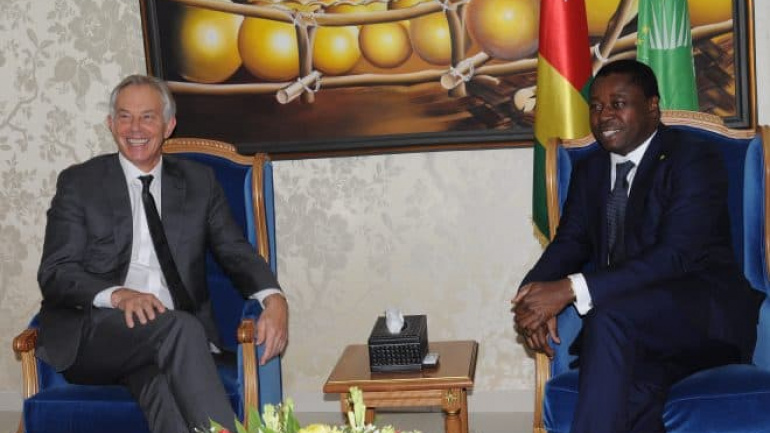 Tony Blair en visite au Togo pour explorer des niches de projets de développement