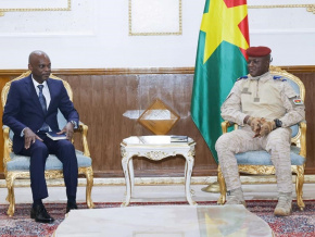 Le ministre des affaires étrangères reçu à Ouagadougou