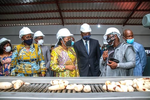 Le Premier ministre a inauguré une usine de transformation de manioc à Kamina