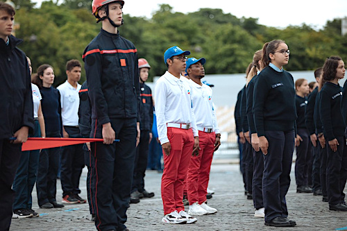 Le volontariat togolais représenté à la Fête nationale de la France