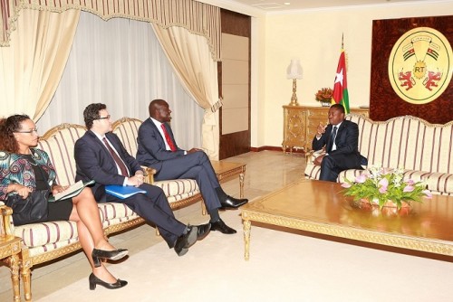 Macktar Diop, Vice Président Afrique Banque Mondiale et Faure Gnassingbé.