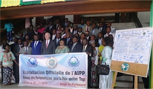 La section togolaise de l’Association Internationale des Parlementaires pour la Paix est installée