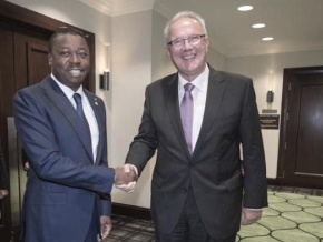 Le président Faure Gnassingbé et Neven Mimica, Commissaire européen à la Coopération Internationale et au Développement.