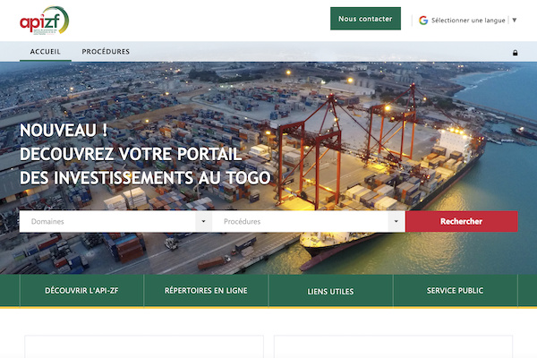 Le Togo lance son portail web dédié à l’investissement