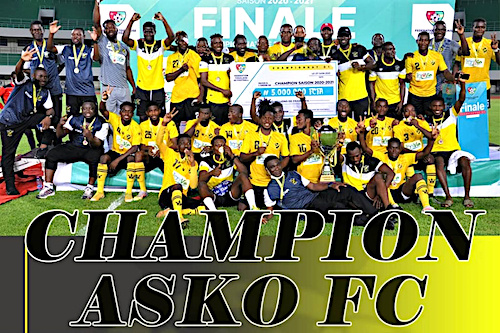 Football : Asko FC de Kara, sacré champion du Togo