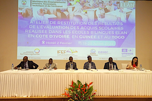 A Lomé, des acteurs francophones évaluent les acquis scolaires réalisés dans les écoles bilingues