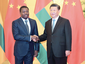 Xi Jinping exprime « sa grande joie » à Faure Gnassingbé suite à sa réélection