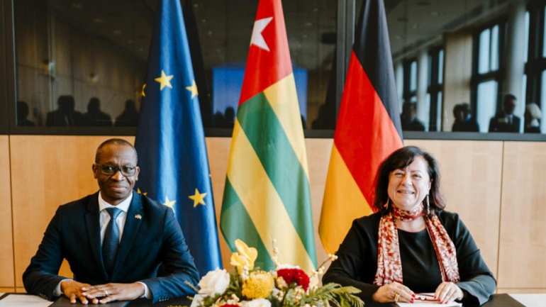 Coopération Togo–Allemagne : 50,3 millions d’euros de nouveaux engagements annoncés à Berlin