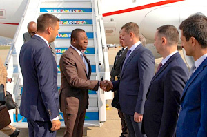 Sommet Russie-Afrique : le Chef de l’Etat est arrivé à Sotchi