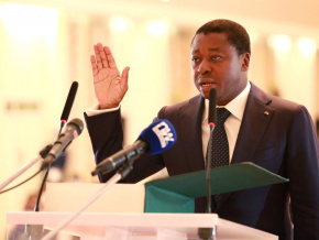 Faure Gnassingbé officiellement investi