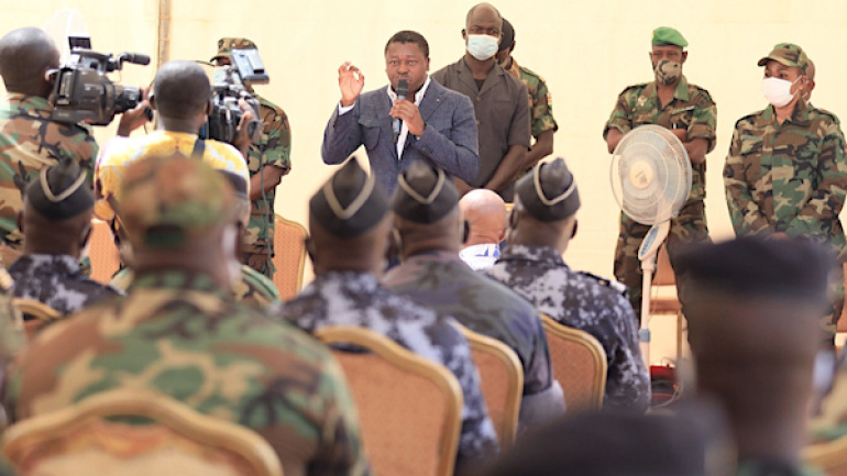 Terrorisme : le Chef de l’Etat au contact des forces de l’Opération Koundjoare