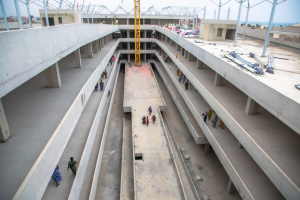 Reconstruction du grand marché de Lomé : fin des gros œuvres, les travaux avancent