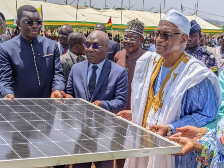 Coup d’envoi des travaux de la centrale solaire de Dapaong